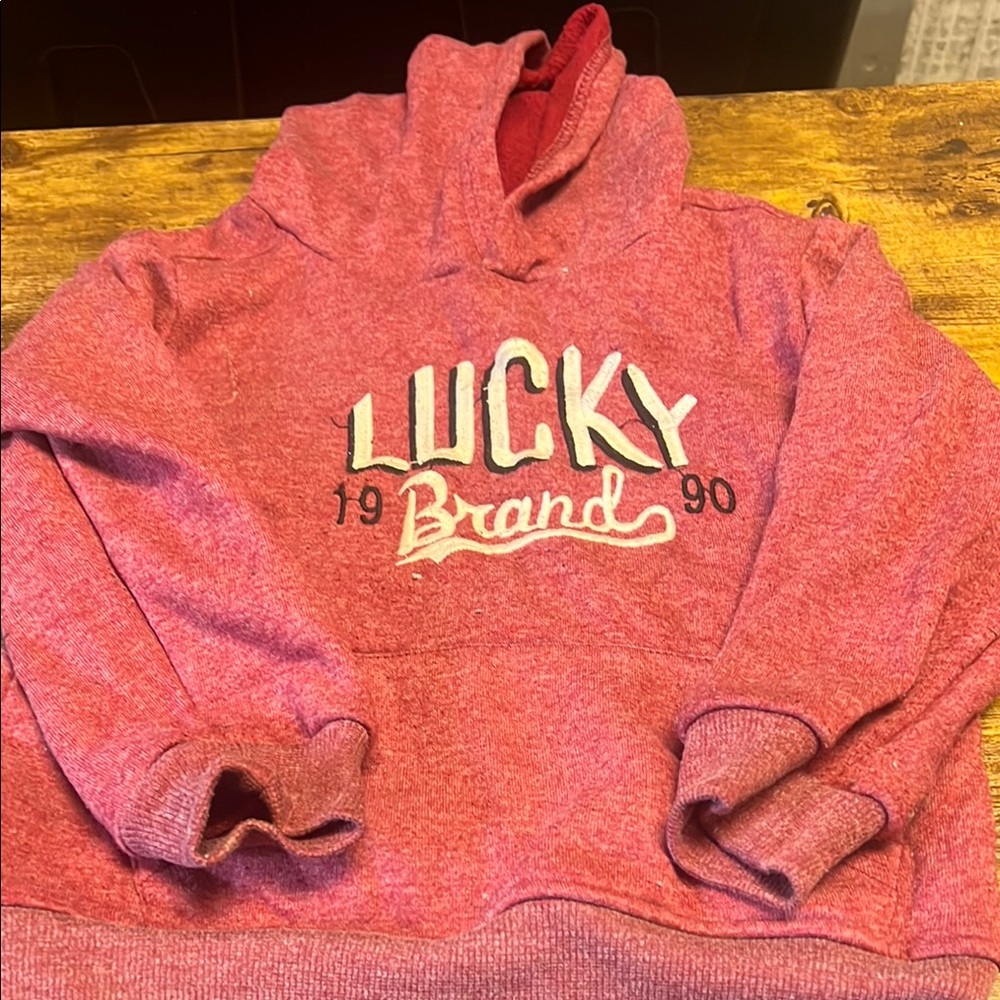 Lucky Brand Red Hoodie